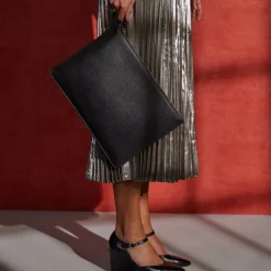 Aquatalia Large Zip Pouch-Women Accessories